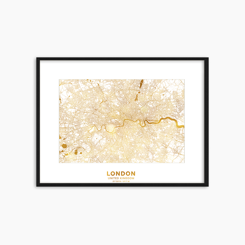 Golden Map of London