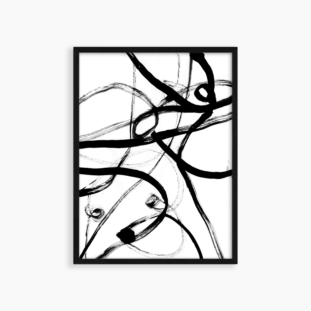 Linear Abstract Black – Any Image